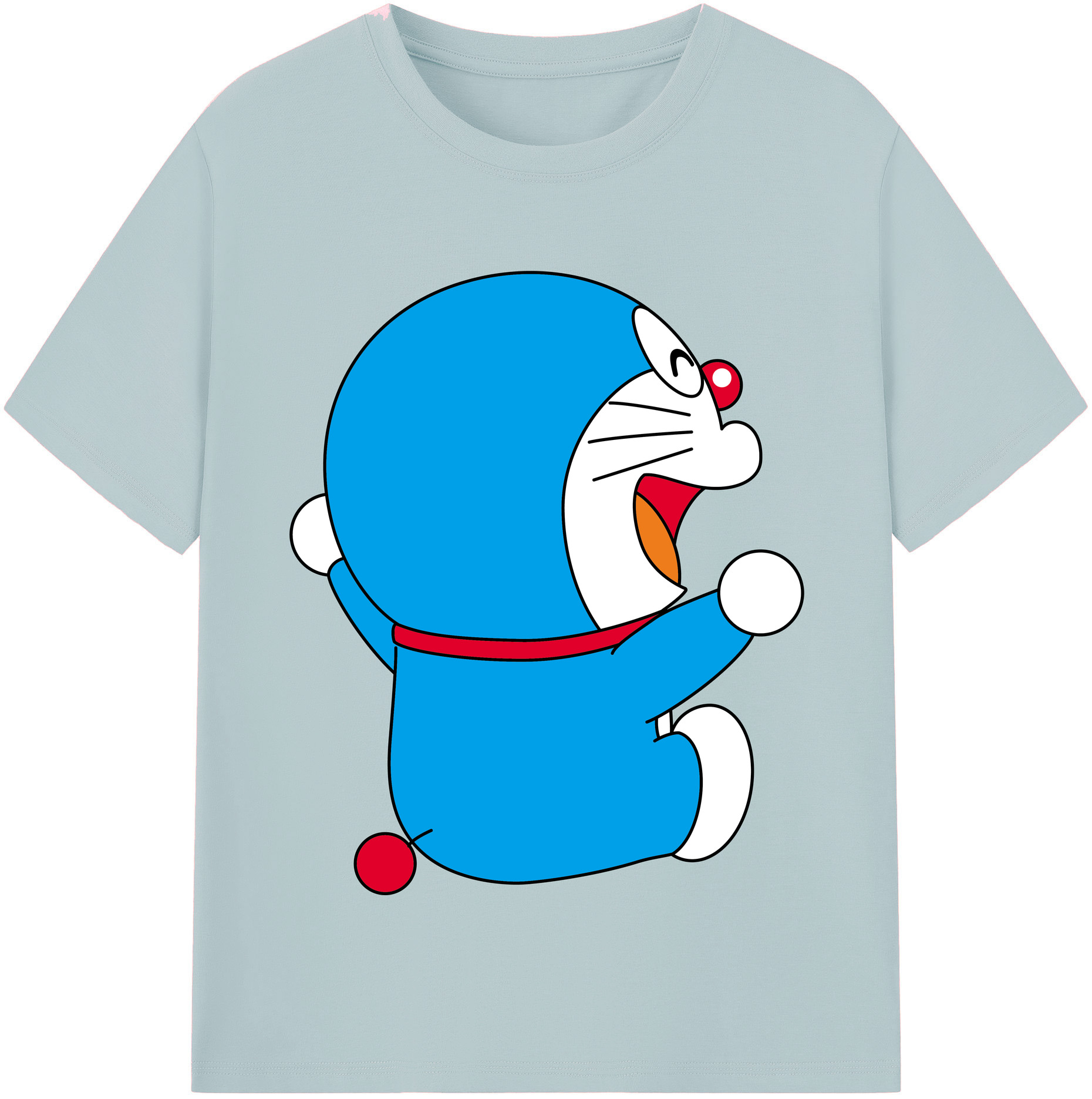 （画像用） ドラえもん Doraemon 綿100％半袖Tシャツ（フロントプリント）